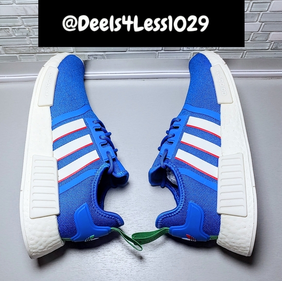 adidas gazelle silver green womens ADIDAS Big Kids' NMD Runner Casual Shoes, White main image 1